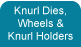 Knurl Dies, Wheels & Knurl Holders